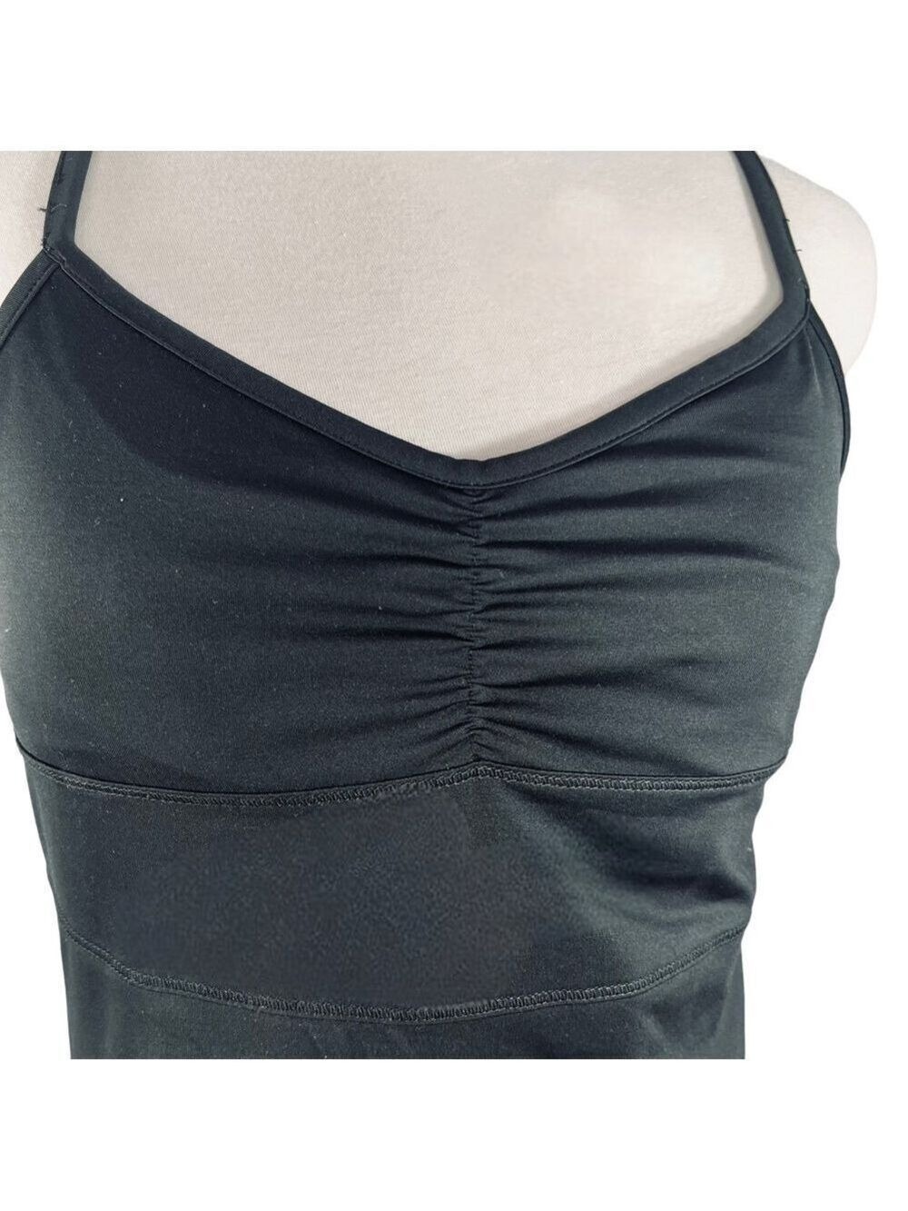 Joe Fresh yoga camisole light support adjustable straps black size m - Picture 6 of 11